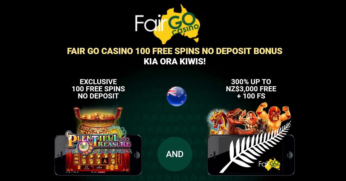 Fair Go Casino 100 Free Spins No Deposit Bonus